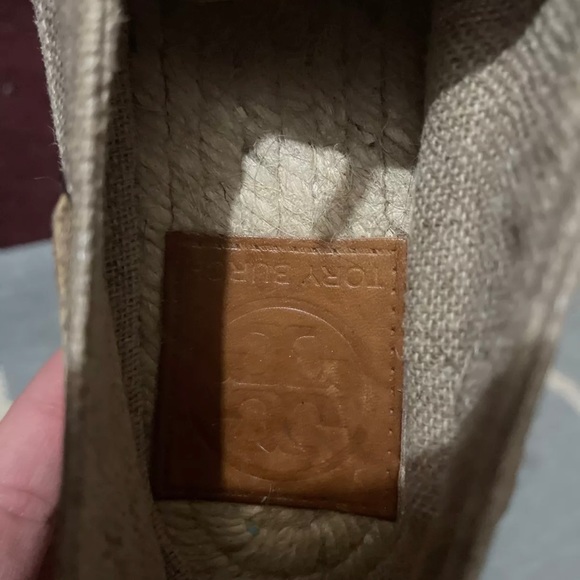 Tory burch metallic espadrille (boating) shoes sz 9 (fits me though & im a 8.5) - Picture 5 of 8